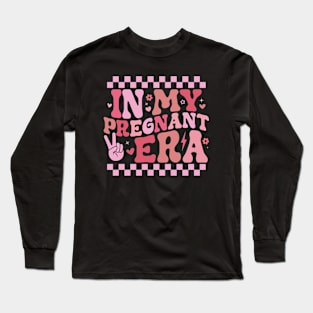 In My Pregnant Era Cute Pregnancy Announcement Long Sleeve T-Shirt